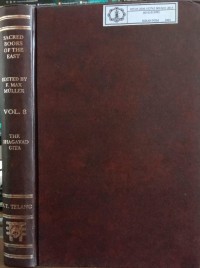 Image of The Sacred Books of The East Vol. 8 : The Bhagavad Gita